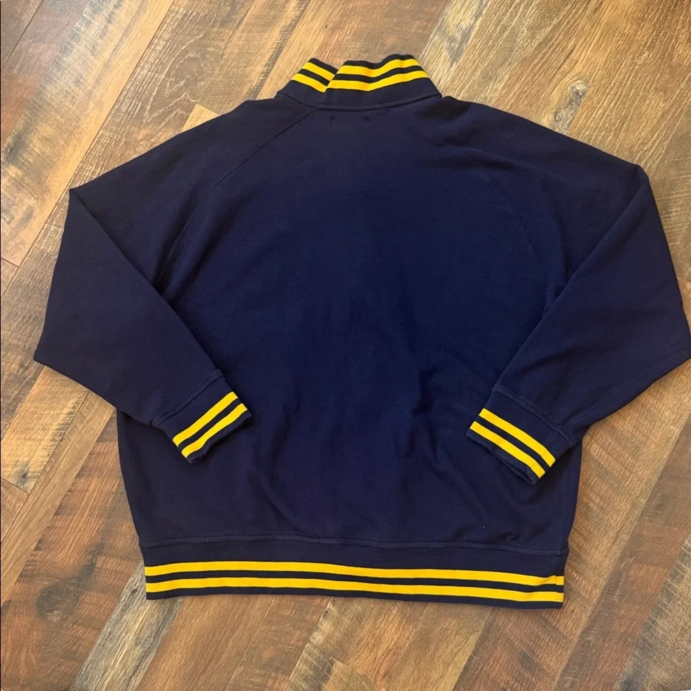 Polo Ralph Lauren Track Jacket Navy Yellow Striped 2XB Big & Tall